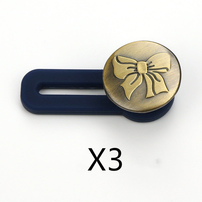 No Sew Jeans With Adjustable Expansion Waist Button