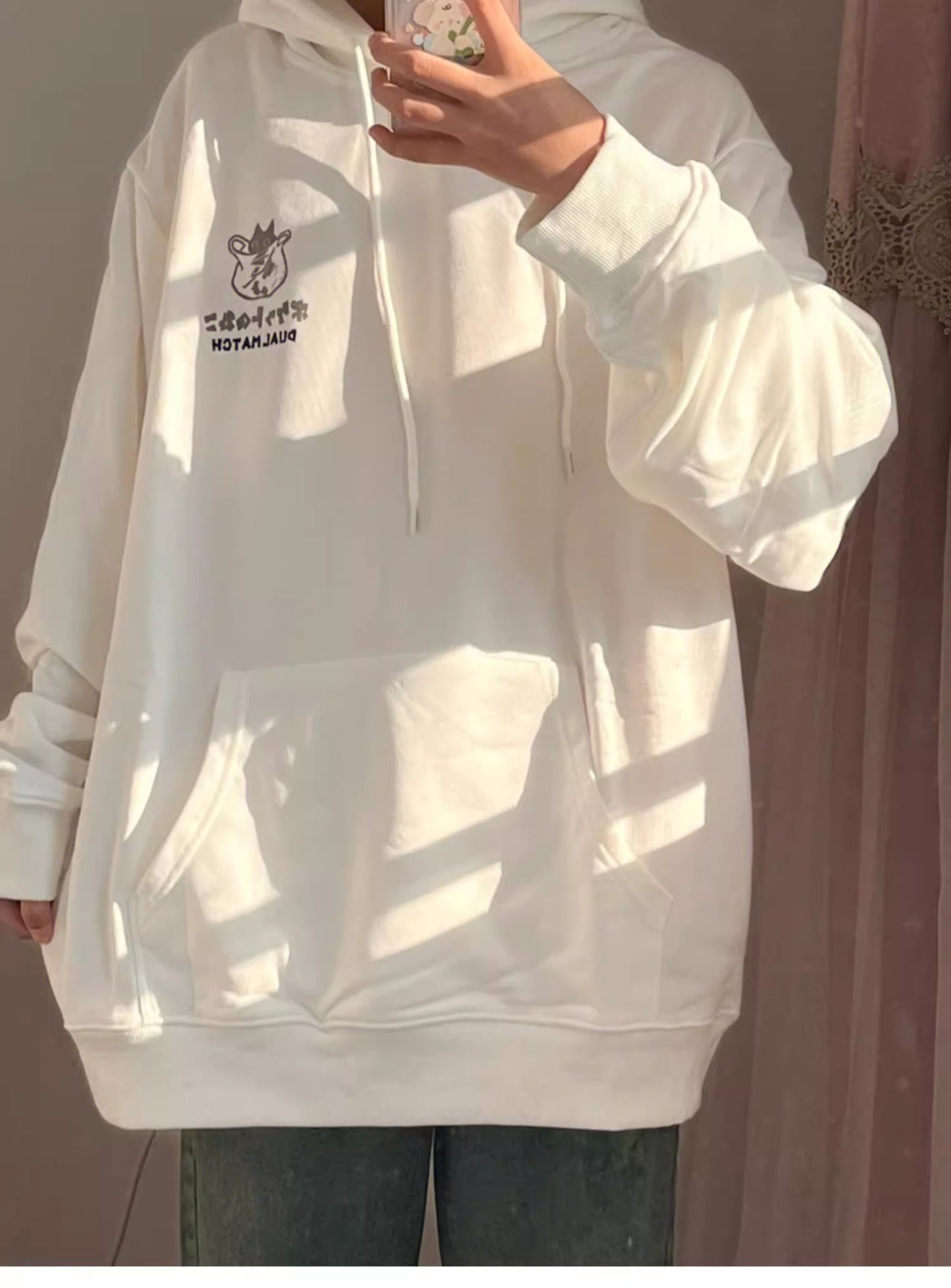 Cotton American Hiphop Fashion Brand Sweater Female Autumn And Winter Loose Korean Ins