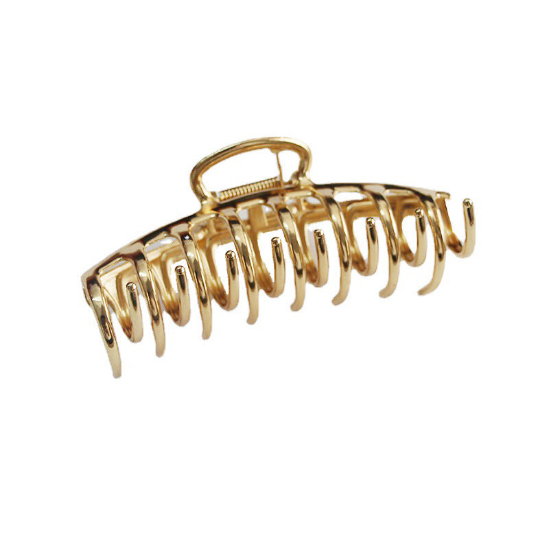 Simple  Claw Large Shark Clip Metal Hair Headdress