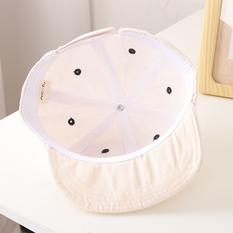 Embroidered Letter Baby Cotton Hat