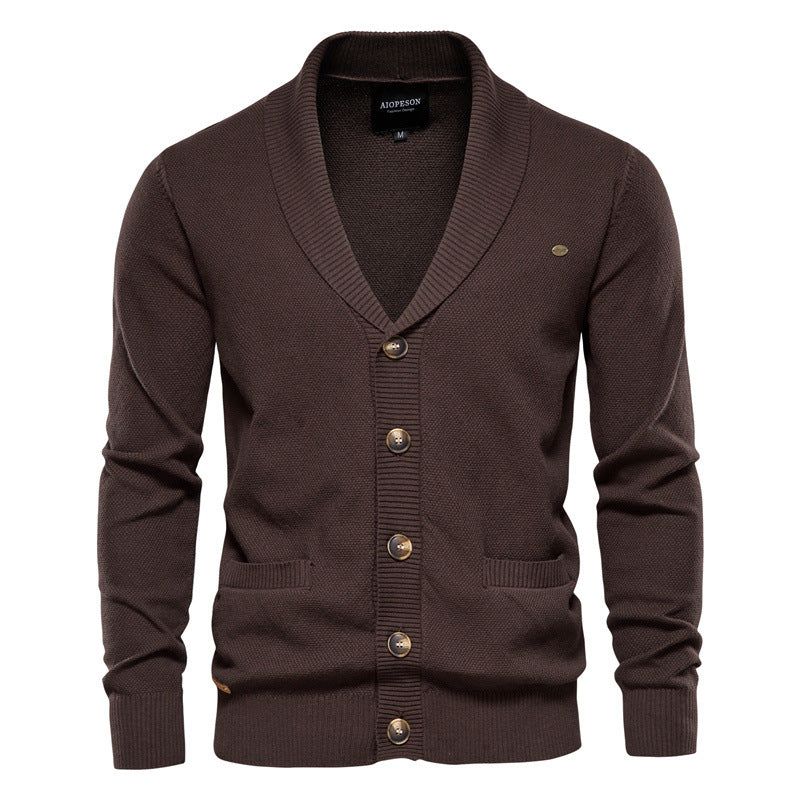 New European Code Men's Sweater Men's Sweater Coat