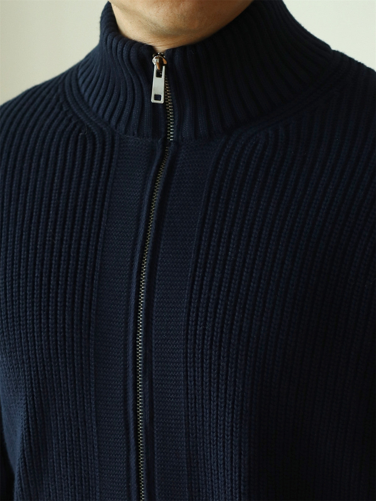 Mens Heavyweight Anti-Pilling Double-Zip Jacket