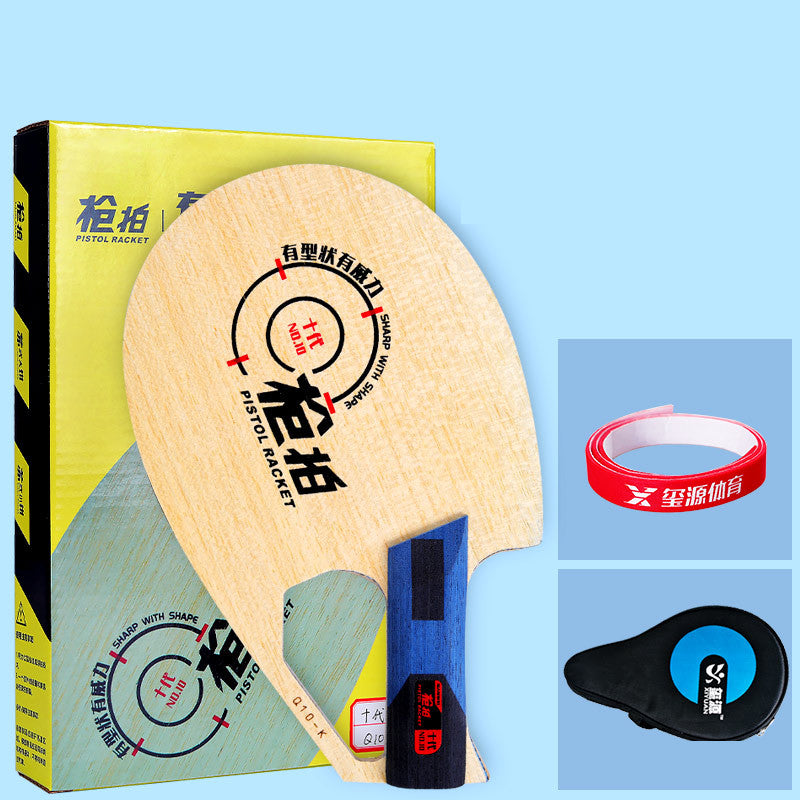 Ten-generation Special-shaped Gun Shot Pure Wood Carbon Q10 Table Tennis Flooring