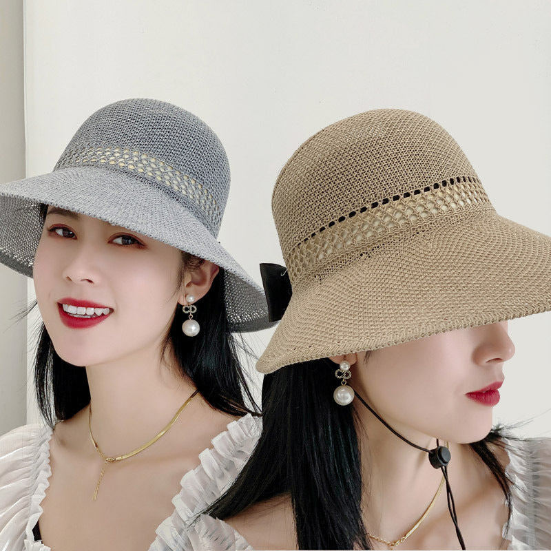 Spring Summer Casual Women's Empty Top  Net Red Sun Hat