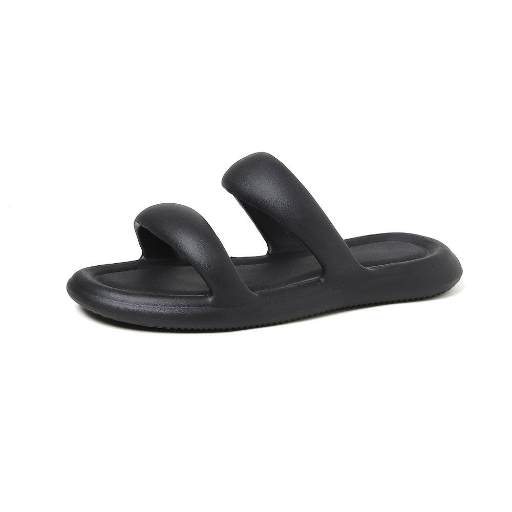 European And American Fashion Classic New Korean Style EVA Slip-on Flat Soft Bottom Outdoor Sandals