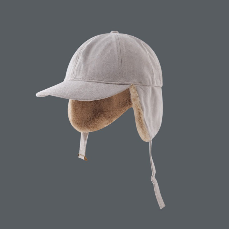 Fleece-lined Baseball Cap Warm Cycling Cap Lei Feng Capfly