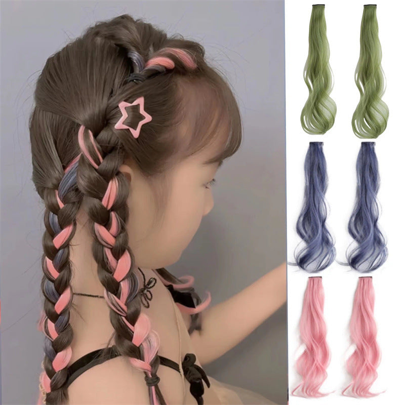 Color Wig Set One-piece Simulation Seamless Invisible