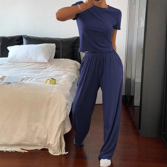 Women's Casual Pants Two-piece Set