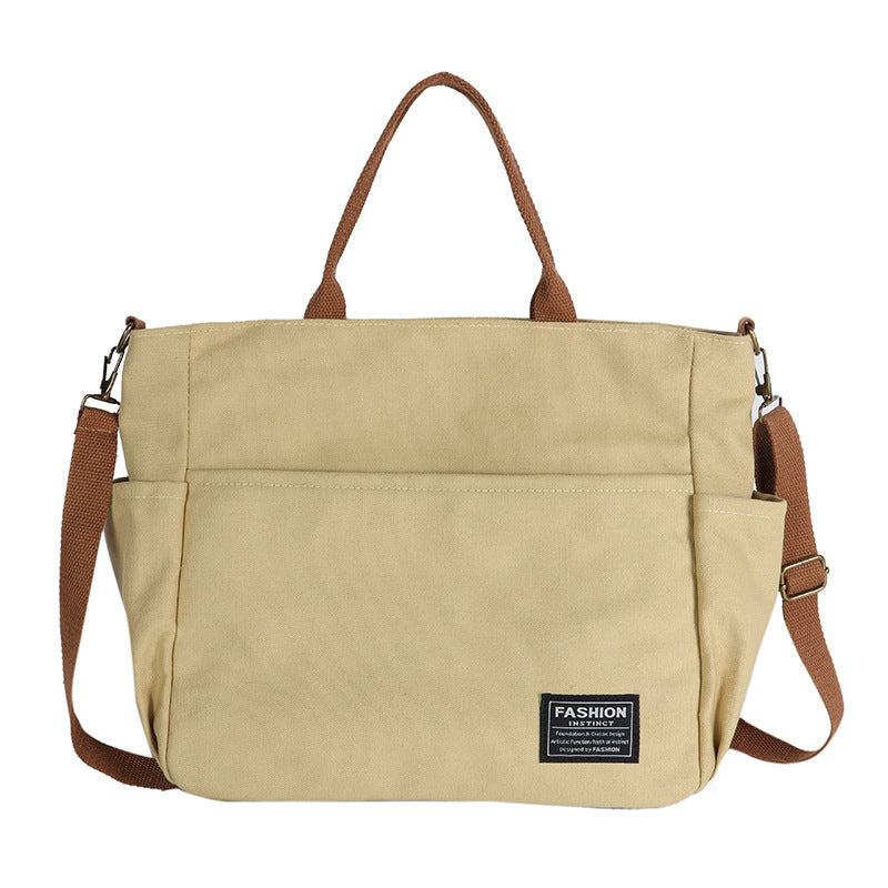 Simple Students Have Thick Single-shoulder Bags