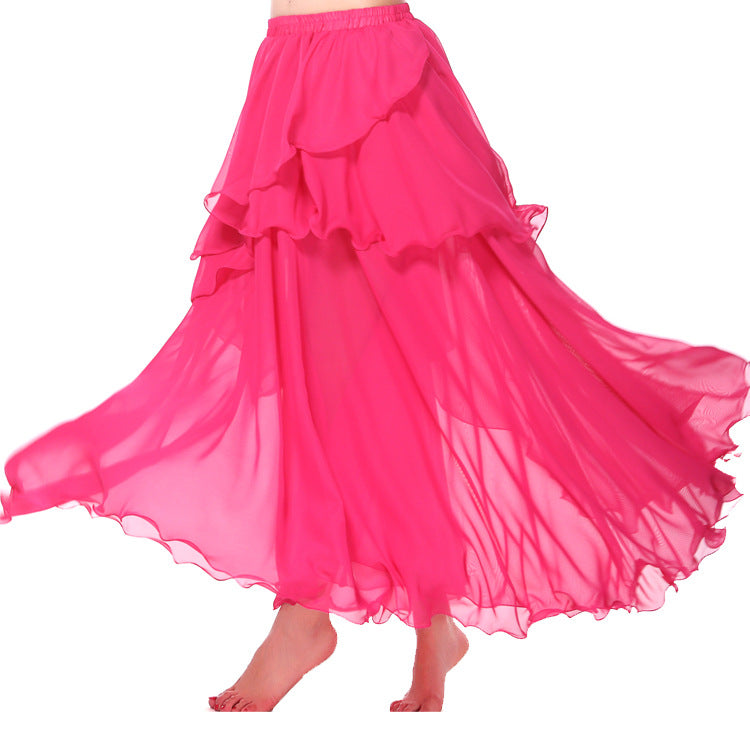 Fashion Chiffon Four Layers Cake Dress Women