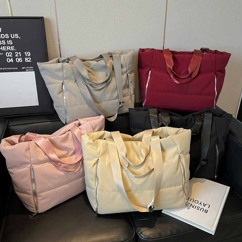 High-Capacity Commuter ShoulderCrossbody Bag