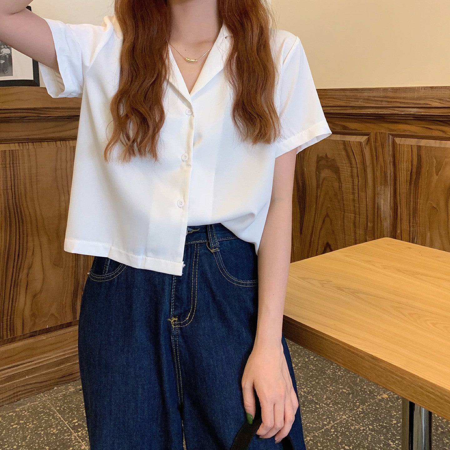 Slim And Versatile Casual Short Top