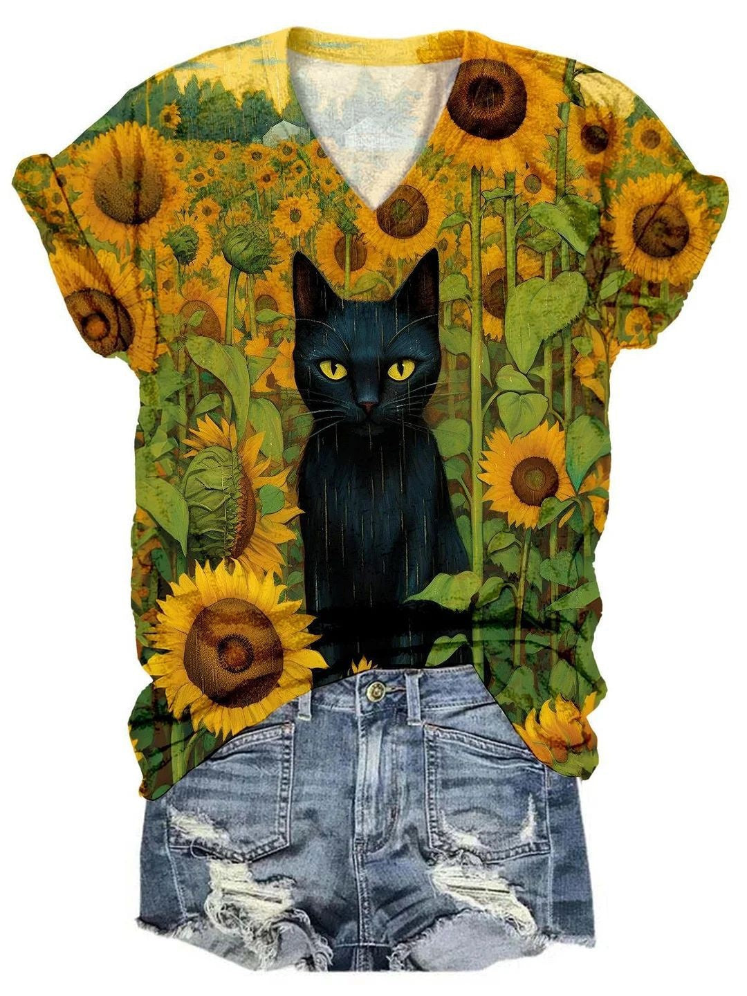 3D Printed Loose Short Sleeve