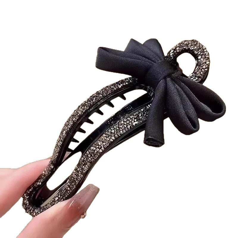 Temperament Bobby Pin Back Head Banana Clip Light Luxury Updo Hair Claw
