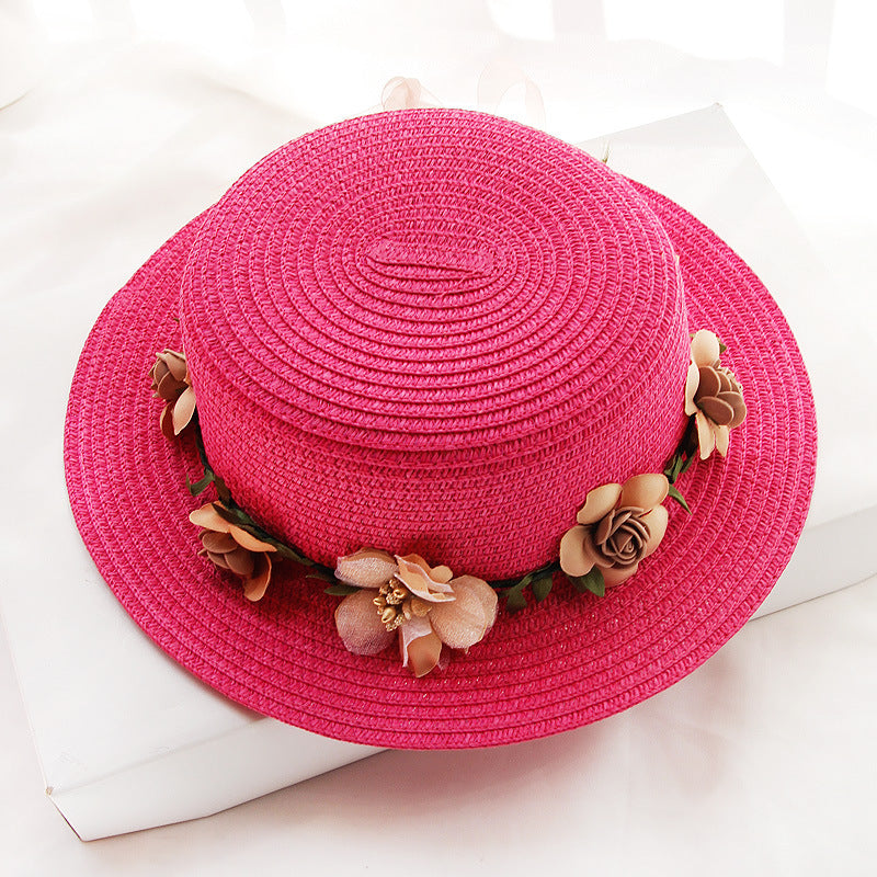 Women's Sun Garland Beach Outdoor Top Hat Sun Protection