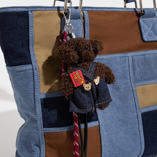 Cute Lightweight And Versatile Plaid Tote Bag