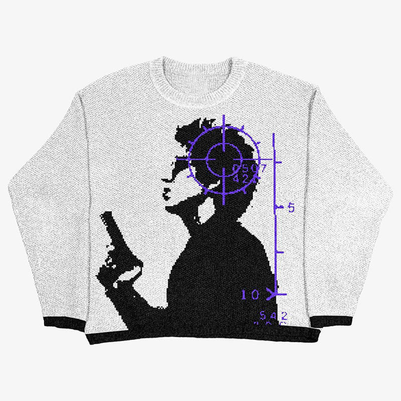 Løs pullover Indvendigt tøj Overtøj Strikvarer Sweater