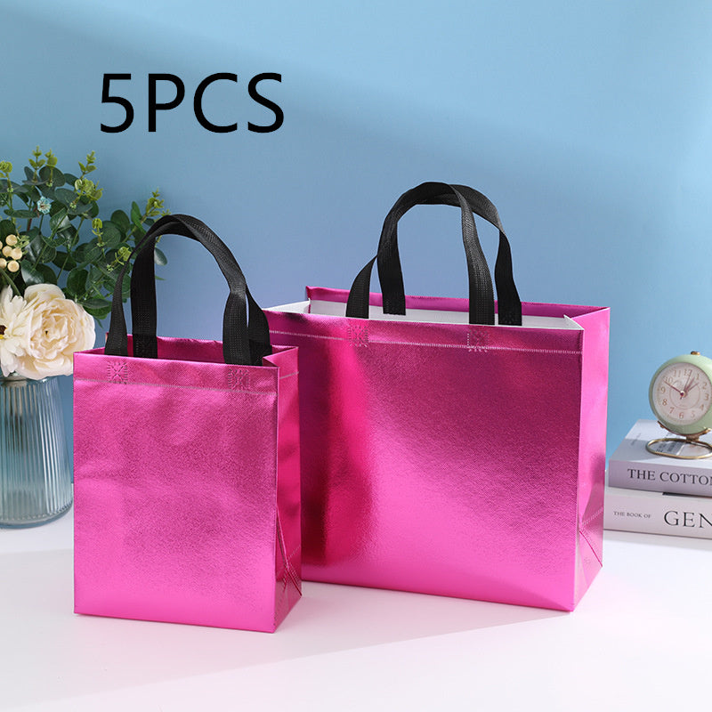 Aluminum Coated Non-woven Folding Tote Bag