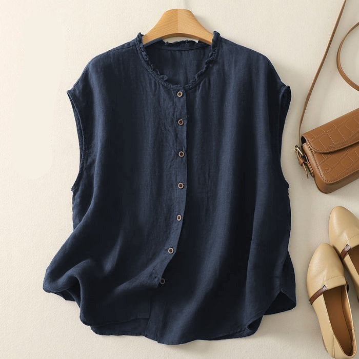 Womens Sleeveless Top Vest Cardigan Or Jacket