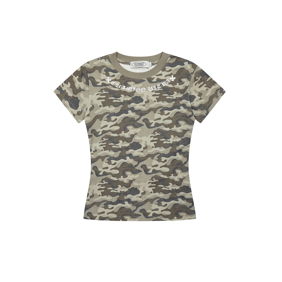 American Retro Hot Girl Personality Short Sleeve