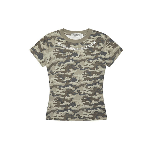 American Retro Hot Girl Personality Short Sleeve