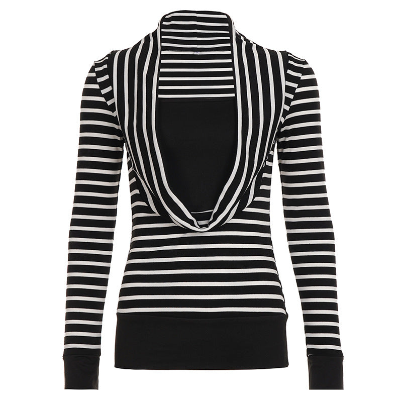 Stylish Minimalist Slim Fit Long Sleeve Top For Women