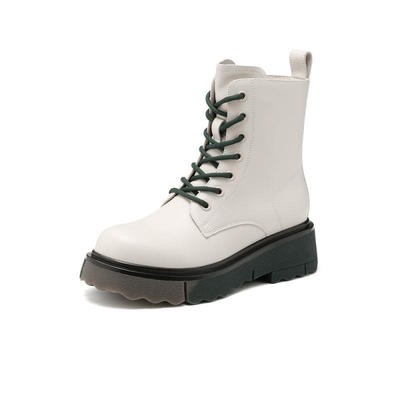 Retro Round Toe Short Boots Women's Single Boots