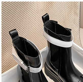 New British Style Thick-soled All-match  Boots