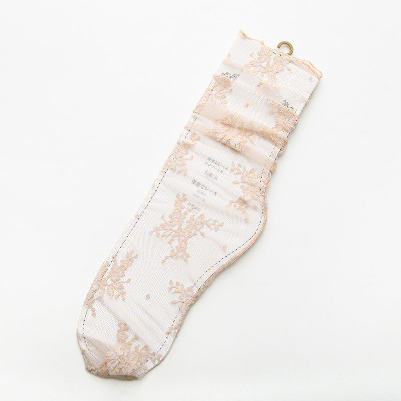 Tulle Fairy In Tube Lace Stockings Mesh Stockings