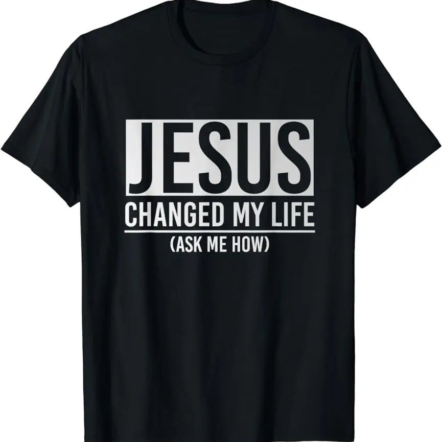 Fashion Cotton T Simple Letters Printing Ladies