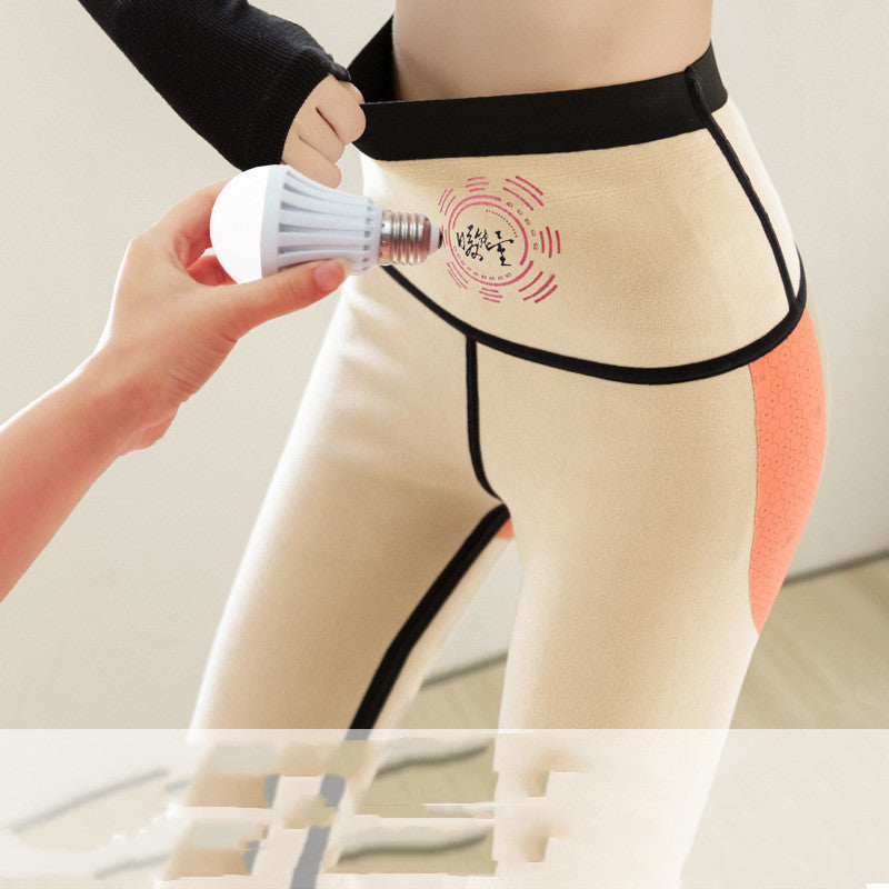 Cloud Plush Pants Women's Abdomen Shrinking And Hip Lifting Plus Size Winter Keep Warm