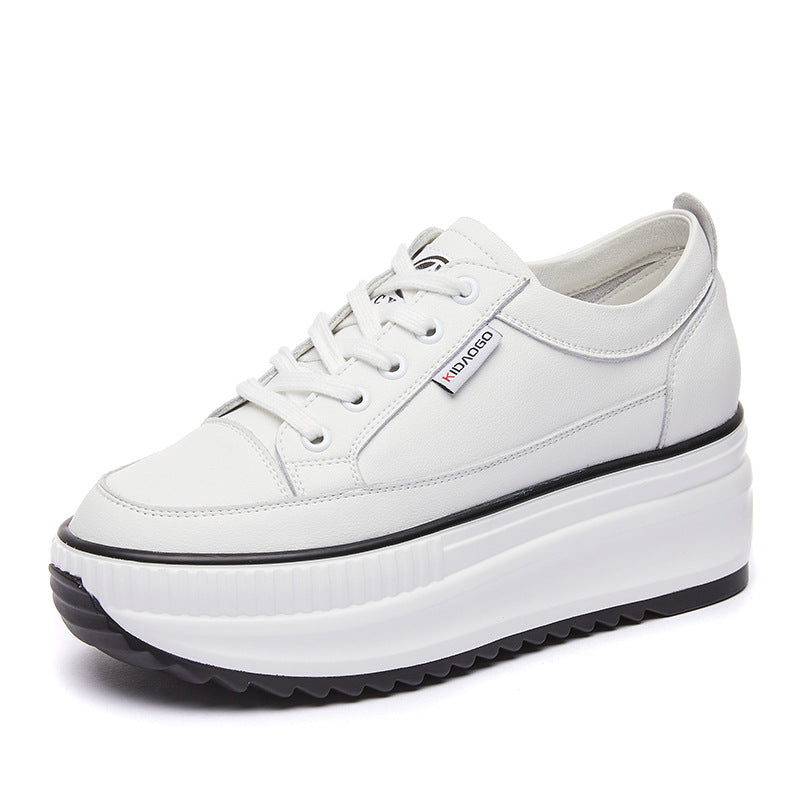 Rice Mesh Surface Breathable Platform Shoes Fashion