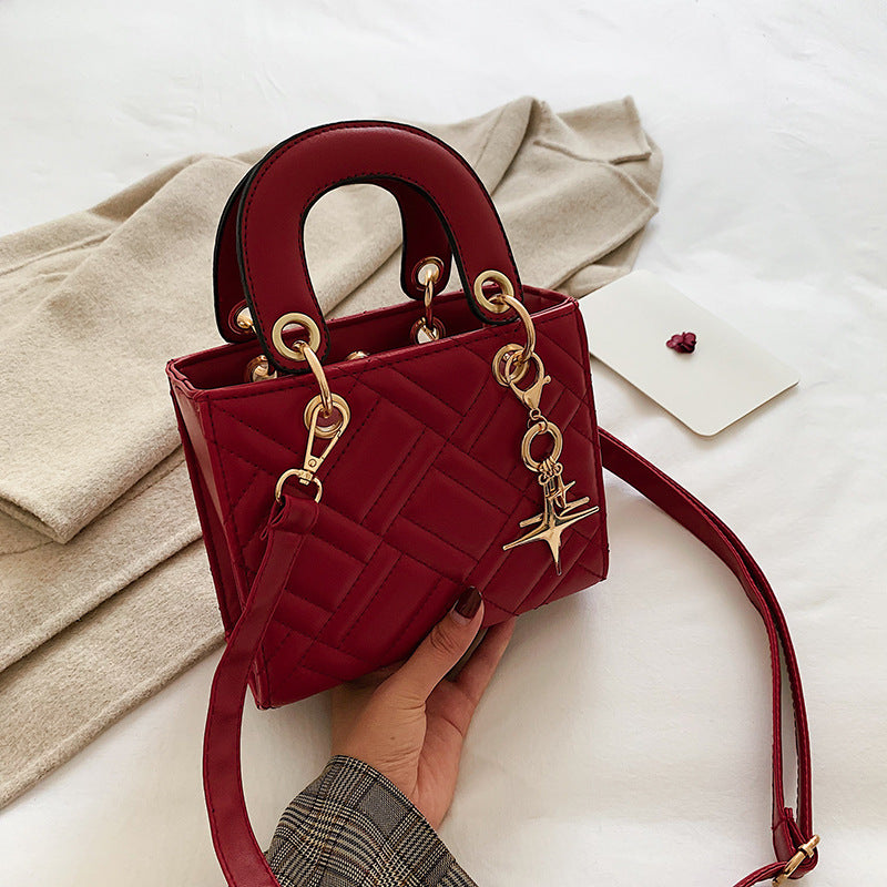 Women's New XINGX Pendant All-match Rhombus Shoulder Bag