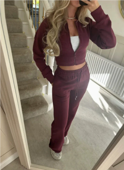 European And American Women's Clothing Autumn And Winter New Fashion Casual Suit