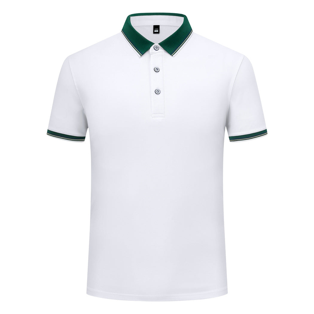 Elastic Fiber Di Skin Cotton Polo Shirt Color Matching