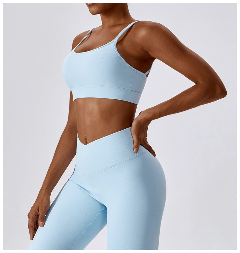 Running Fitness Sports Strap Wrap Quick-drying Beauty Back Yoga Bra