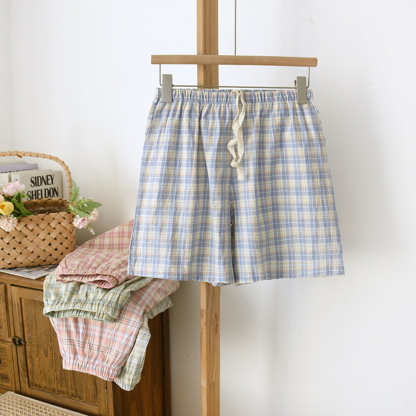 Leisure Home New Washed Cotton Women's Shorts
