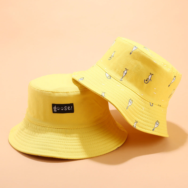 Soft Girl Sunshade Double-sided Fisherman Hat