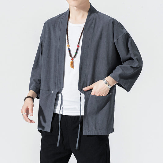 Men's Fashion Simple Casual Cardigan Coat