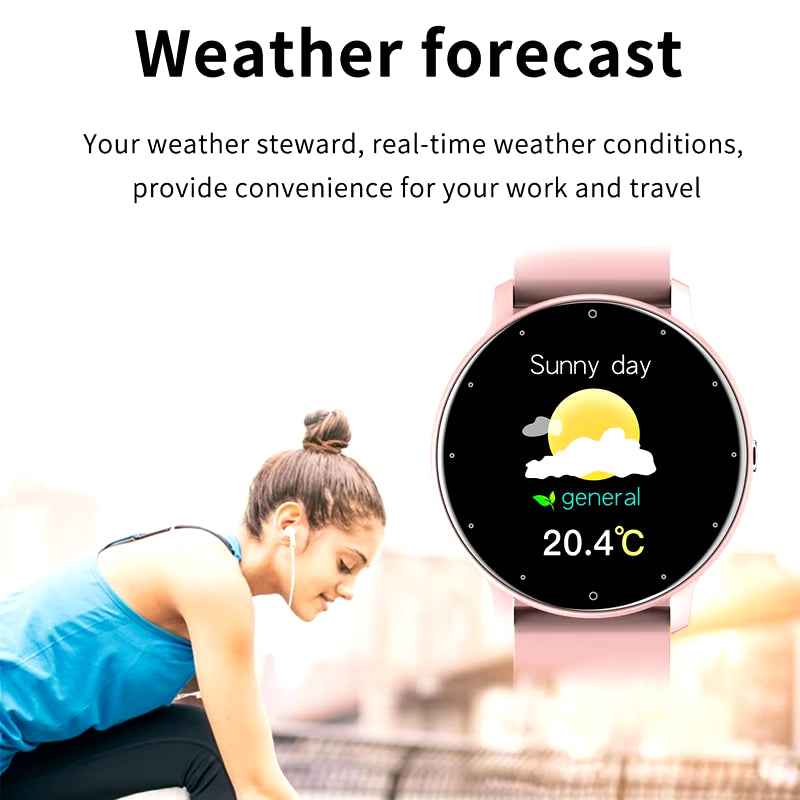 Smart Watch Men Women Full Touch Screen Sport Fitness Watch Man IP67 Waterproof Bluetooth for Android IOS Smartwatch Men