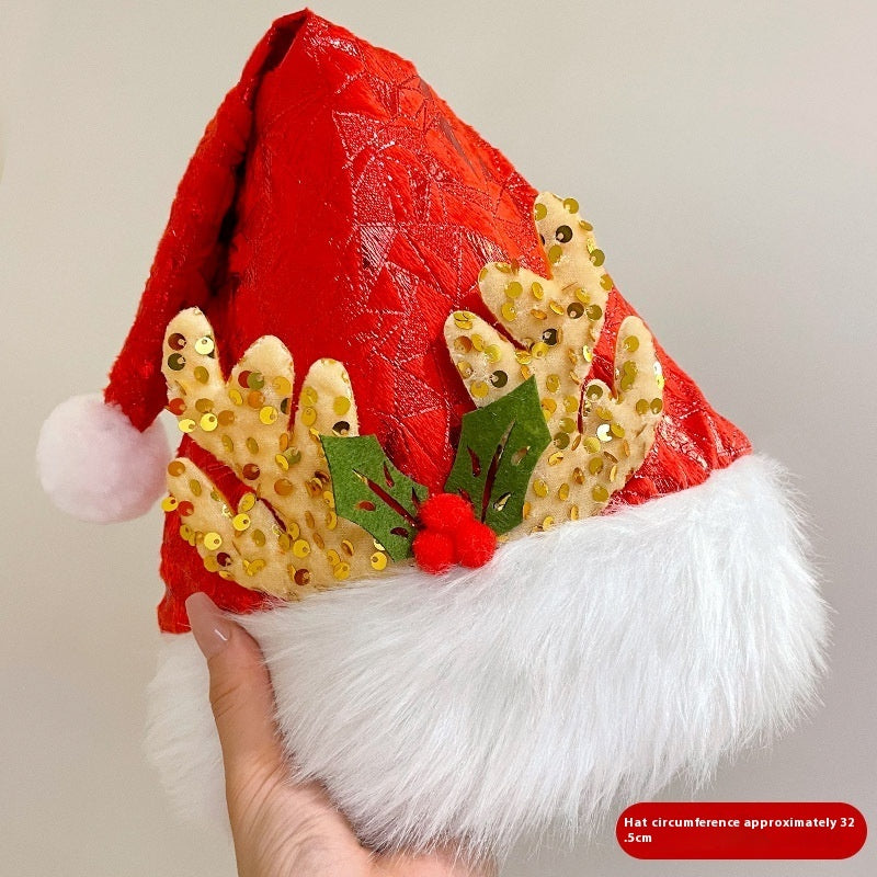 Christmas Hat Elk Horn Dress Up Children's Gift Headdress