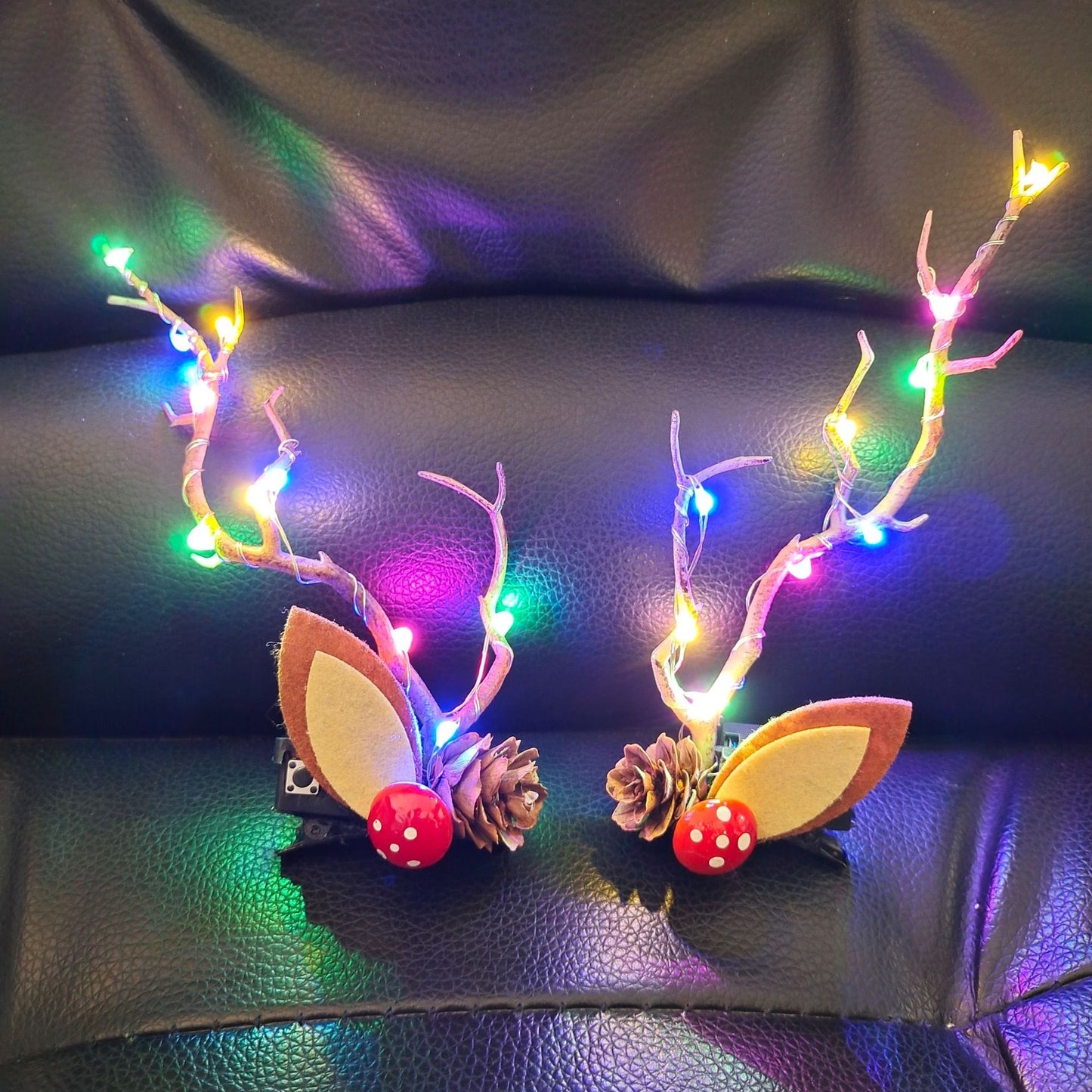 New Luminous Deer Horn Hair Band Christmas Headwear