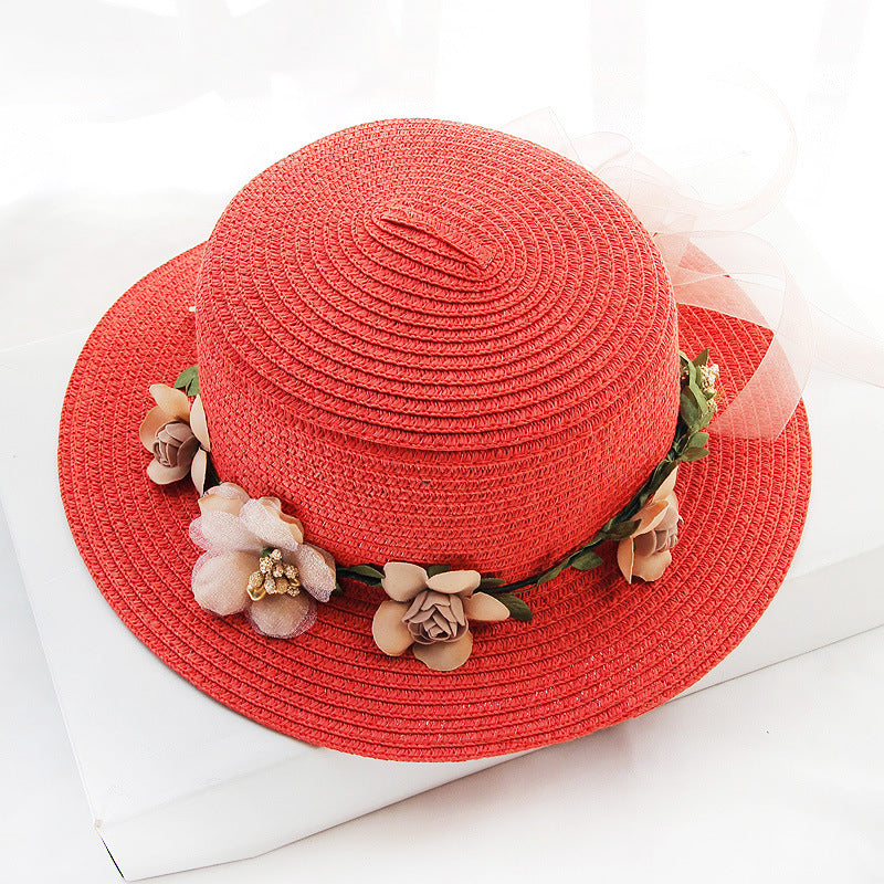 Women's Sun Garland Beach Outdoor Top Hat Sun Protection