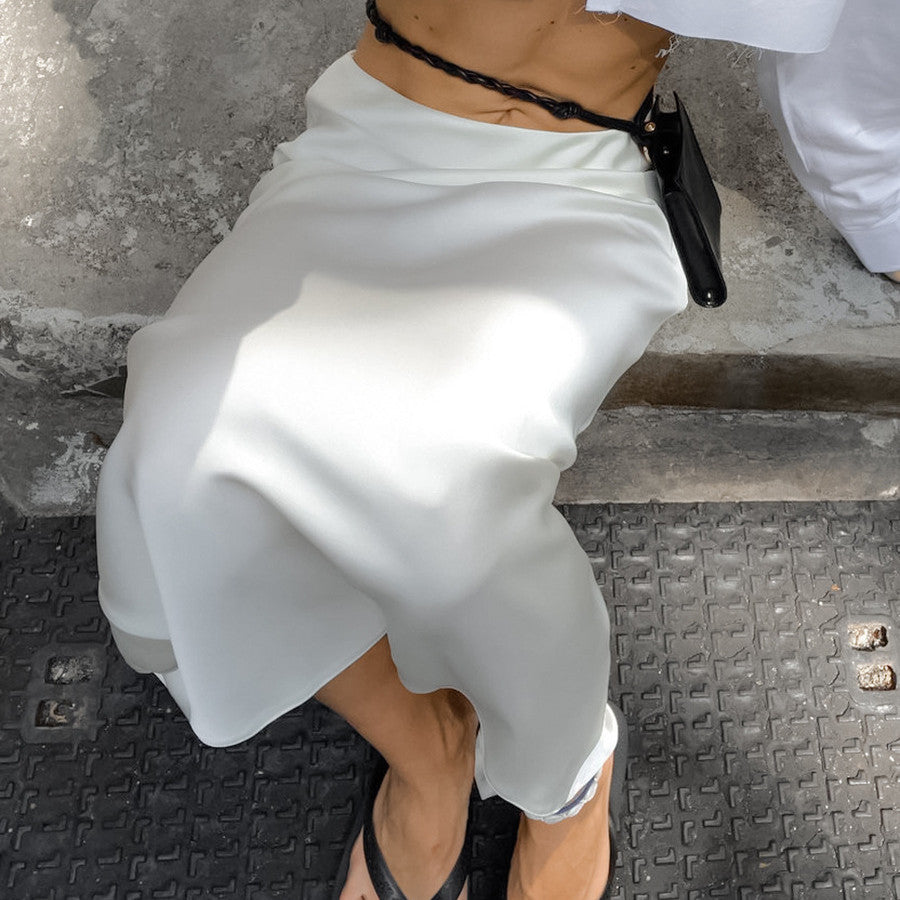 Women's Fashionable High Waist Figure Flattering Sheath Skirt