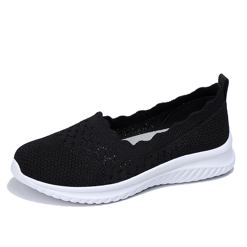 Casual Flyknit Mesh Soft Bottom Lightweight Women's Shoes