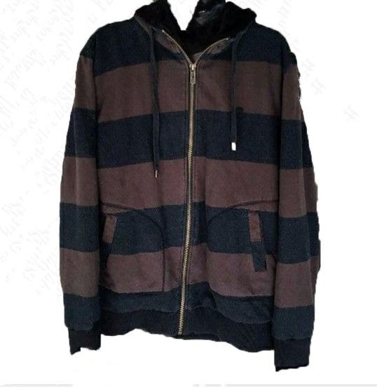 Fashionable American retro y2k brown jacket versat