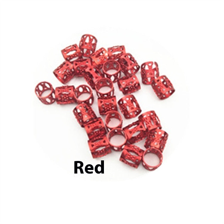 Braid Special Hair Ring Hair Clip Flower Bead Tube African Twist Hair Accessories Hollow Ring