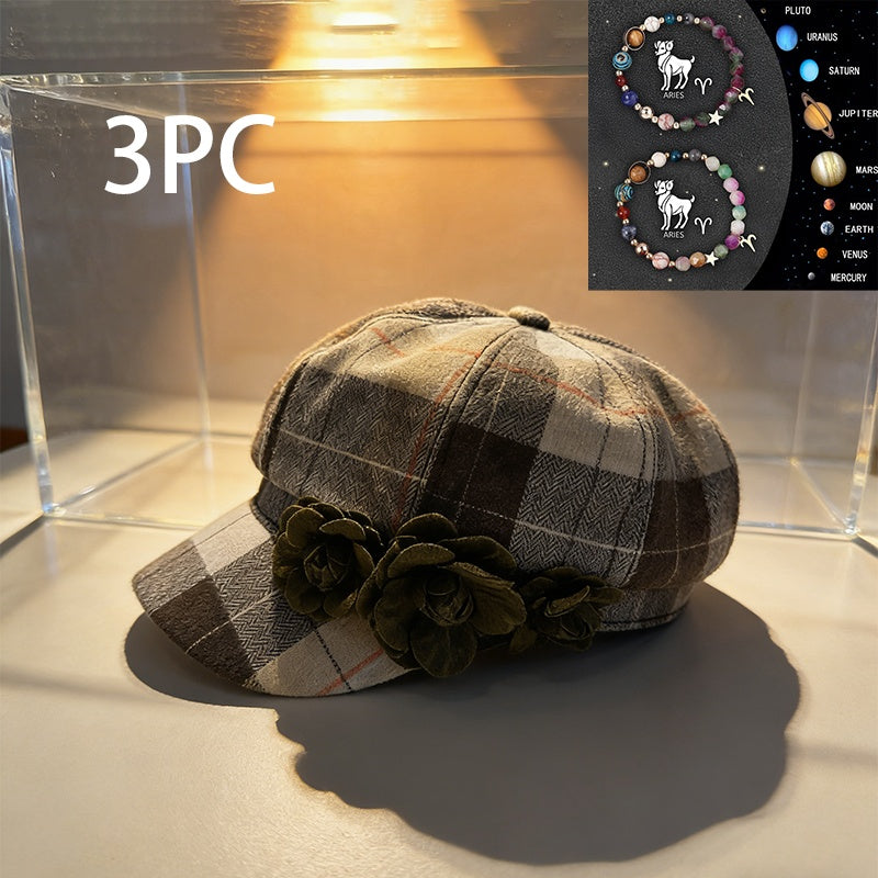 British-style Casual Painter Hat That Is Versatile And Can Show Off Your Face