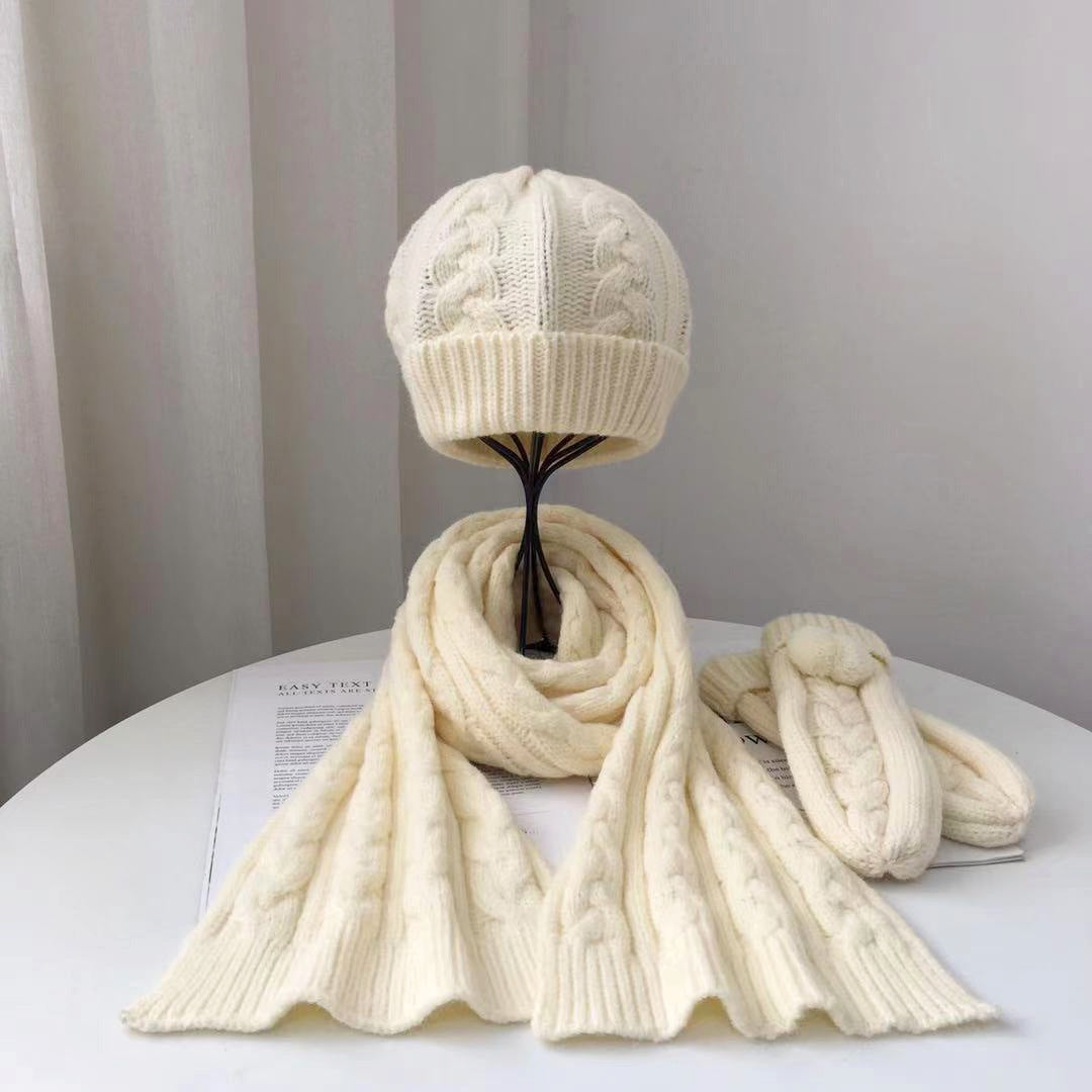Men's And Women's Parent-child Warm Woolen Hats