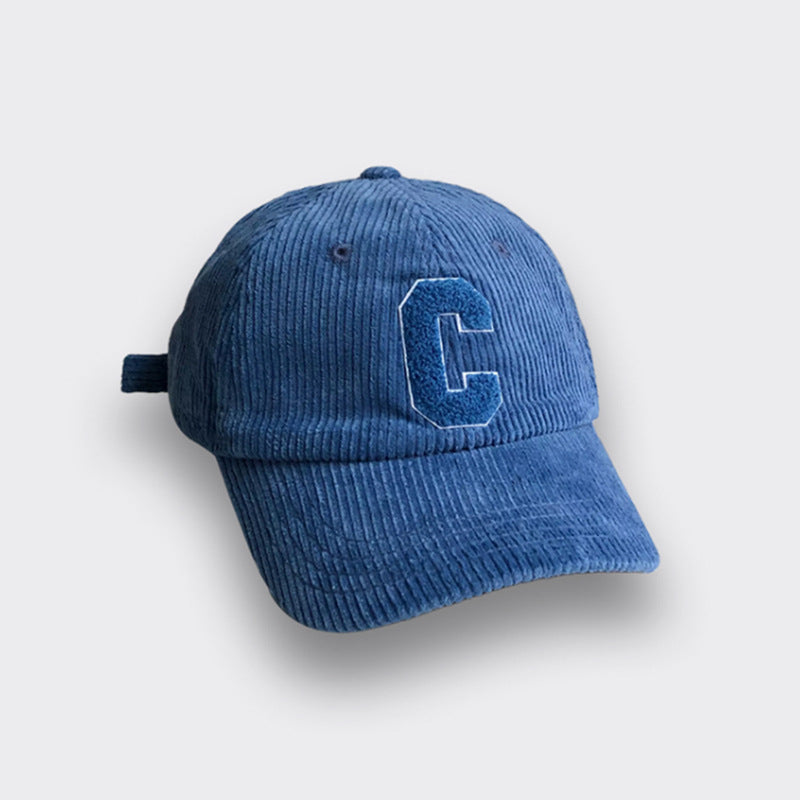 Fashion C Letter Corduroy Baseball Hat